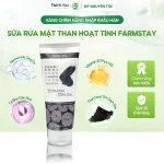 Sữa Rửa Mặt Than Hoạt Tính Farmstay – Làm Sạch Sâu Kiểm Dầu Giảm Mụn 180ml